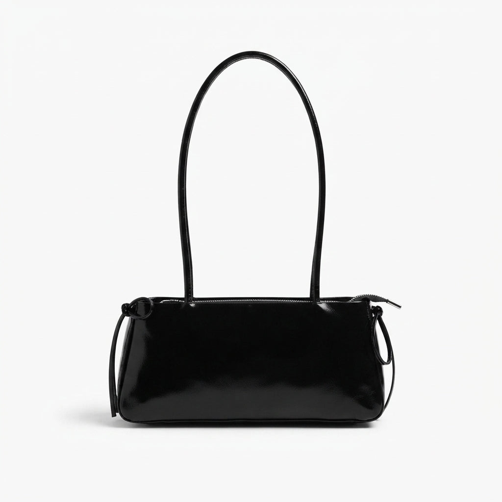Elongated Strap Bow Bag