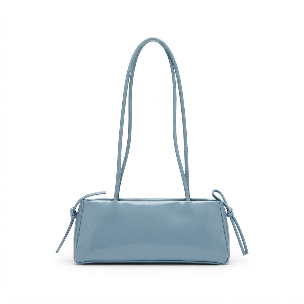 Elongated Strap Bow Bag