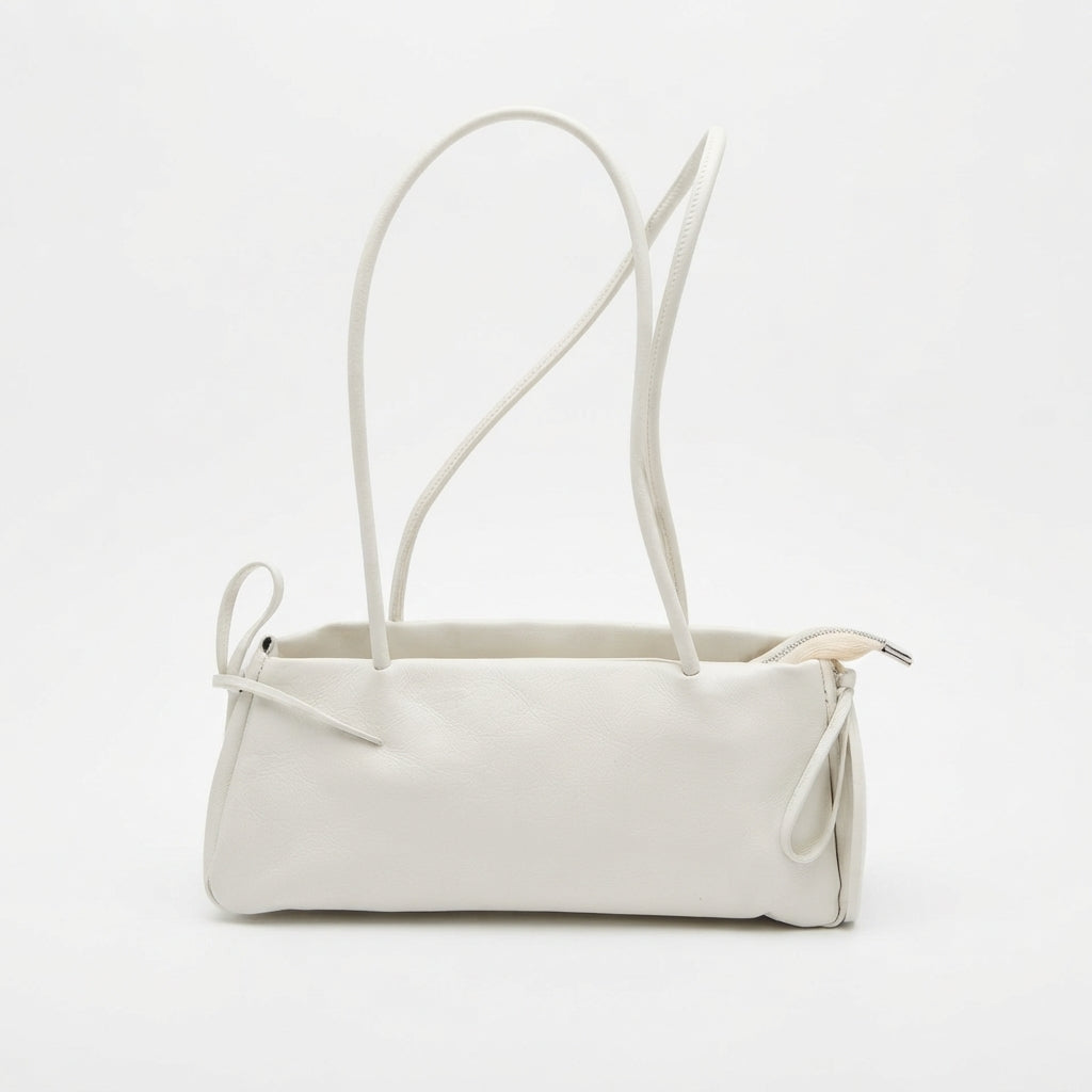 Elongated Strap Bow Bag